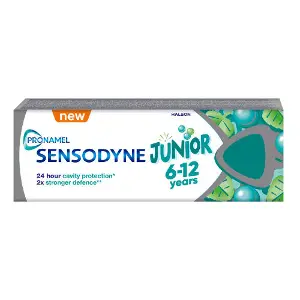 Зубная паста детская SENSODYNE (Сенсодин) Pronamel (Пронамель) Джуниор от 6 до 12 лет вкус мятной жвачки 50 мл Зубная паста детская SENSODYNE (Сенсодин) Pronamel (Пронамель) Джуниор от 6 до 12 лет вкус мятной жвачки 50 мл