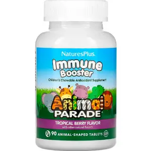Immune booster NATURES PLUS (Натурес плюс) Імун Бустер таблетки зі смаком тропічних ягід для зміцнення імунітету флакон 90 шт Immune booster NATURES PLUS (Натурес плюс) Імун Бустер таблетки зі смаком тропічних ягід для зміцнення імунітету флакон 90 шт