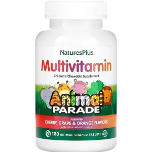 Мультивітамін NATURES PLUS (Натурес плюс) Multivitamin таблетки зі смаками вишні, винограду і апельсину флакон 180 шт Мультивітамін NATURES PLUS (Натурес плюс) Multivitamin таблетки зі смаками вишні, винограду і апельсину флакон 180 шт