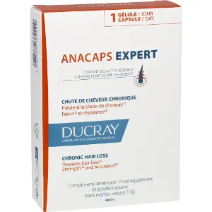 Анакапс Експерт DUCRAY (Дюкрей) капсули допомогають запобігти випадінню волосся упаковка 30 шт Анакапс Експерт DUCRAY (Дюкрей) капсули допомогають запобігти випадінню волосся упаковка 30 шт
