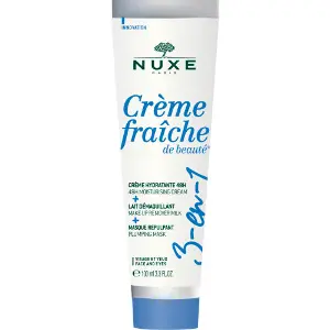 Крем-фреш для обличчя NUXE (Нюкс) 3 в 1 зволожуючий крем + молочко для зняття макіяжу + експрес-маска 100 мл Крем-фреш для обличчя NUXE (Нюкс) 3 в 1 зволожуючий крем + молочко для зняття макіяжу + експрес-маска 100 мл