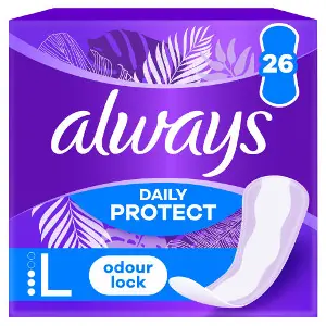 Прокладки щоденні жіночі ALWAYS (Олвейс) Daily Protect Long Нейтралізація запаху ароматизовані 26 шт Прокладки щоденні жіночі ALWAYS (Олвейс) Daily Protect Long Нейтралізація запаху ароматизовані 26 шт