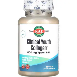 Колаген омолоджуючий KAL (Кал) Youth Collagen для поліпшенню еластичності шкіри, зменшенню зморшок та зміцненню волосся і нігтів капсули 60 шт Колаген омолоджуючий KAL (Кал) Youth Collagen для поліпшенню еластичності шкіри, зменшенню зморшок та зміцненню волосся і нігтів капсули 60 шт