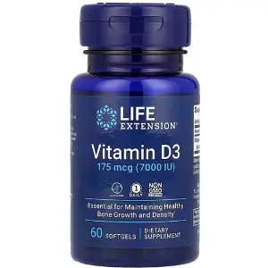 Витамин Д3 LIFE EXTENSION (Лайф Экстэншн) Vitamin D3 7000 МЕ капсулы 60 шт Витамин Д3 LIFE EXTENSION (Лайф Экстэншн) Vitamin D3 7000 МЕ капсулы 60 шт