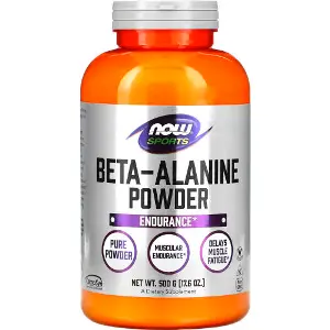 Бета-аланін NOW (Нау) Beta-Alanine може сприяти підвищенню фізичної витривалості, зменшенню м'язової втоми порошок флакон 500 г Бета-аланін NOW (Нау) Beta-Alanine може сприяти підвищенню фізичної витривалості, зменшенню м'язової втоми порошок флакон 500 г