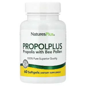 Прополіс NATURES PLUS (Натурес плюс) Propolis w / Bee Pollen бджолиний пилок капсули 60 шт Прополіс NATURES PLUS (Натурес плюс) Propolis w / Bee Pollen бджолиний пилок капсули 60 шт