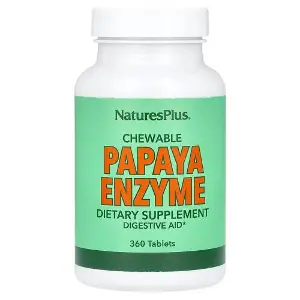 Ферменты папайи NATURES PLUS (Натурес плюс) Papaya Enzyme таблетки жевательные 360 шт Ферменты папайи NATURES PLUS (Натурес плюс) Papaya Enzyme таблетки жевательные 360 шт