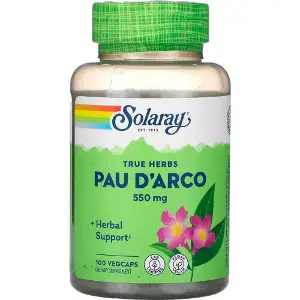 По Д'арко SOLARAY (Солорай) Pau D'Arco 550 мг капсулы для укрепления иммунной системы флакон 100 шт По Д'арко SOLARAY (Солорай) Pau D'Arco 550 мг капсулы для укрепления иммунной системы флакон 100 шт