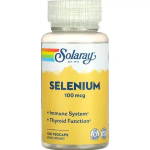 Селен SOLARAY (Солорай) Selenium 100 мкг органічно пов'язаний капсули флакон 100 шт Селен SOLARAY (Солорай) Selenium 100 мкг органічно пов'язаний капсули флакон 100 шт