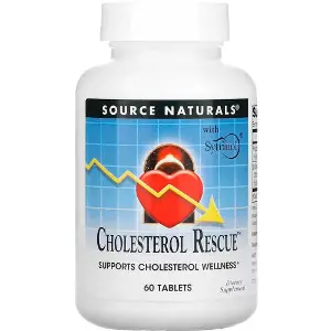 Фитостероли SOURCE NATURALS (Сорс Нейчералс) Cholesterol Rescue капсулы 60 шт Фитостероли SOURCE NATURALS (Сорс Нейчералс) Cholesterol Rescue капсулы 60 шт