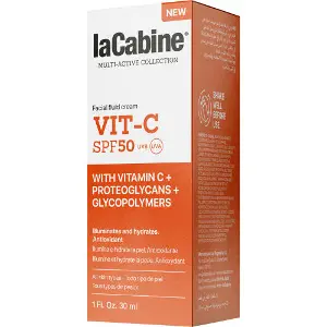 Крем-флюїд для обличчя LA CABINE (ЛаКабін) Vit-C з вітаміном С SPF50 30 мл Крем-флюїд для обличчя LA CABINE (ЛаКабін) Vit-C з вітаміном С SPF50 30 мл