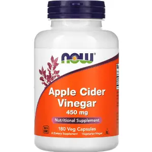 Яблучний оцет сидровий NOW (Нау) Apple Cider Vinegar 450 мг капсули флакон 180 шт Яблучний оцет сидровий NOW (Нау) Apple Cider Vinegar 450 мг капсули флакон 180 шт