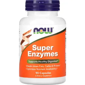 Ферменти для травлення NOW (Нау) Super Enzymes капсули флакон 90 шт Ферменти для травлення NOW (Нау) Super Enzymes капсули флакон 90 шт