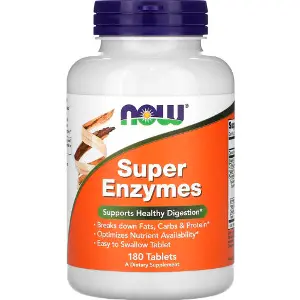 Ферменти для травлення NOW (Нау) Super Enzymes таблетки флакон 180 шт Ферменти для травлення NOW (Нау) Super Enzymes таблетки флакон 180 шт