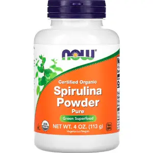 Спіруліна сертифікована органічна NOW (Нау) Spirulina порошок 113 г Спіруліна сертифікована органічна NOW (Нау) Spirulina порошок 113 г