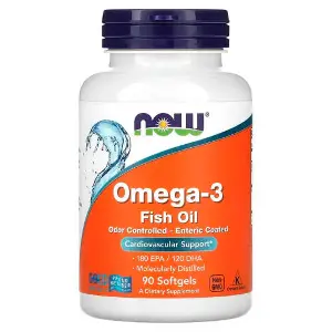 Омега-3 NOW (Нау) Omega-3 180 ЕПК/120 ДГК капсулы флакон 90 шт Омега-3 NOW (Нау) Omega-3 180 ЕПК/120 ДГК капсулы флакон 90 шт