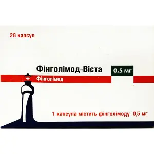 Финголимод-Виста капсулы по 0,5 мг 4 блистера по 7 шт Финголимод-Виста капсулы по 0,5 мг 4 блистера по 7 шт