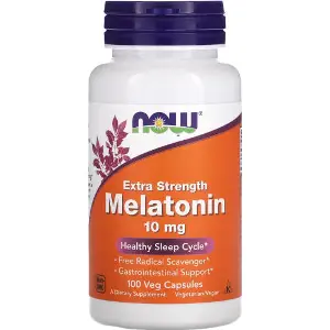Мелатонін NOW (Нау) Melatonin 10 mg додаткова сила для покращенню сну капсули флакон 100 шт Мелатонін NOW (Нау) Melatonin 10 mg додаткова сила для покращенню сну капсули флакон 100 шт