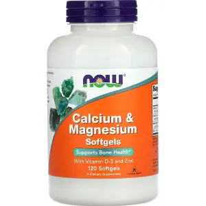 Кальцій та магній з вітаміном D3 та цинком NOW (Нау) Calcium & Magnesium капсули флакон 120 шт Кальцій та магній з вітаміном D3 та цинком NOW (Нау) Calcium & Magnesium капсули флакон 120 шт