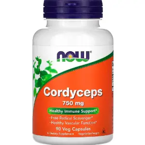Кордіцепс NOW (Нау) Cordyceps капсули по 750 мг флакон 90 шт Кордіцепс NOW (Нау) Cordyceps капсули по 750 мг флакон 90 шт