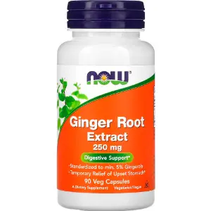 Імбиру корінь NOW (Нау) Ginger Root екстракт 250 мг капсули флакон 90 шт Імбиру корінь NOW (Нау) Ginger Root екстракт 250 мг капсули флакон 90 шт