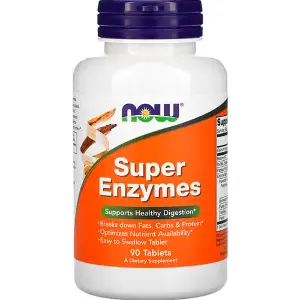Ферменти для травлення NOW (Нау) Super Enzymes таблетки флакон 90 шт Ферменти для травлення NOW (Нау) Super Enzymes таблетки флакон 90 шт