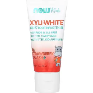 Зубной гель NOW (Нау) Toothpaste Gel Solutions детский клубника 85 г Зубной гель NOW (Нау) Toothpaste Gel Solutions детский клубника 85 г