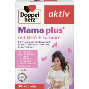 Доппельгерц Актив Мама Плюс з DHA + Фолієва кислота капсули 30 шт Доппельгерц Актив Мама Плюс з DHA + Фолієва кислота капсули 30 шт