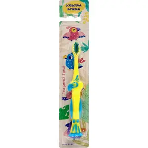 Зубна щітка GREENWICH (Грінвіч) Kids toothbrush KLL005 дитяча ультра м'яка 2-5 років 1 шт Зубна щітка GREENWICH (Грінвіч) Kids toothbrush KLL005 дитяча ультра м'яка 2-5 років 1 шт