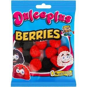 Цукерки жувальні DULCEPLUS (Дульчеплюс) Дикі ягоди (без глютену) 100 г Цукерки жувальні DULCEPLUS (Дульчеплюс) Дикі ягоди (без глютену) 100 г
