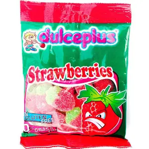 Конфеты жевательные DULCEPLUS (Дульчеплюс) Клубника (без глютена) 100 г Конфеты жевательные DULCEPLUS (Дульчеплюс) Клубника (без глютена) 100 г