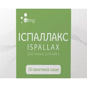Іспаллакс порошок для внутрішнього застсоування для нормалізації функціонування кишечника в пакетах-саше 30 шт Іспаллакс порошок для внутрішнього застсоування для нормалізації функціонування кишечника в пакетах-саше 30 шт