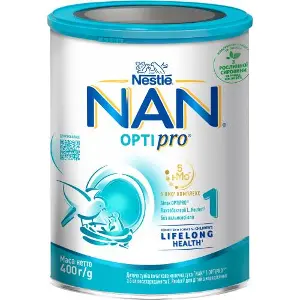 Суміш молочна дитяча NESTLE (Нестле) Нан 1 Optipro (Оптіпро) з народження 400 г Суміш молочна дитяча NESTLE (Нестле) Нан 1 Optipro (Оптіпро) з народження 400 г
