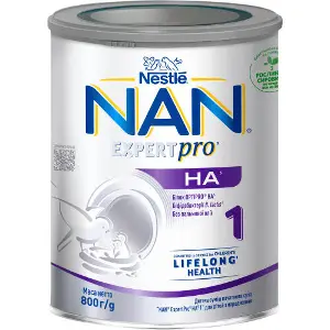 Смесь детская NESTLE (Нестле) Нан ExpertPro HA 1 (ЭкспертПро HA 1) гипоалергенная с рождения 800 г Смесь детская NESTLE (Нестле) Нан ExpertPro HA 1 (ЭкспертПро HA 1) гипоалергенная с рождения 800 г