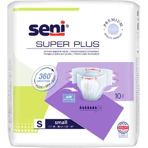 Подгузники для взрослых SENI (Сени) Super Plus Small (Супер Плюс Смол) AIR размер S/1 10 шт Подгузники для взрослых SENI (Сени) Super Plus Small (Супер Плюс Смол) AIR размер S/1 10 шт