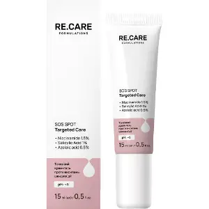 Точковий крем-гель проти висипань RE.CARE (Рекейр) SOS Spot Targeted Care швидкої дії 15 мл Точковий крем-гель проти висипань RE.CARE (Рекейр) SOS Spot Targeted Care швидкої дії 15 мл