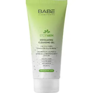 Гель-ексфоліант для обличчя BABE LABORATORIOS (Бабе Лабораторіос) Stop Akn (Стоп Акн) для глубокого очищення жирної та проблемної шкіри 200 мл Гель-ексфоліант для обличчя BABE LABORATORIOS (Бабе Лабораторіос) Stop Akn (Стоп Акн) для глубокого очищення жирної та проблемної шкіри 200 мл