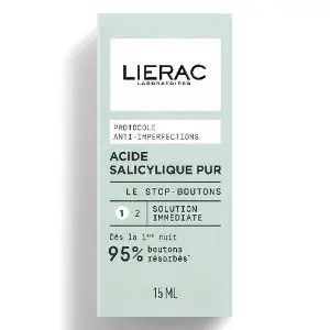 Средство для лица LIERAC (Лиерак) Protocole Anti-Imperfections Стоп Бутон с салициловой кислотой против недостатков кожи 15 мл Средство для лица LIERAC (Лиерак) Protocole Anti-Imperfections Стоп Бутон с салициловой кислотой против недостатков кожи 15 мл