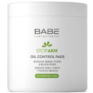 Диски-пади для обличчя BABE LABORATORIOS (Бабе Лабораторіос) Stop Akn (Стоп Акн) тонізуючі Контроль жирності і звуження пор 60 шт Диски-пади для обличчя BABE LABORATORIOS (Бабе Лабораторіос) Stop Akn (Стоп Акн) тонізуючі Контроль жирності і звуження пор 60 шт