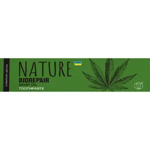 Зубна паста BIOTON (Біотон) Biorepair Nature (Біорепеїр Натуре) з коноплею 100 мл Зубна паста BIOTON (Біотон) Biorepair Nature (Біорепеїр Натуре) з коноплею 100 мл