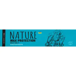 Зубна паста BIOTON (Біотон) Nature Max Protection (Натуре Макс Протекшн) з морською сіллю 100мл Зубна паста BIOTON (Біотон) Nature Max Protection (Натуре Макс Протекшн) з морською сіллю 100мл