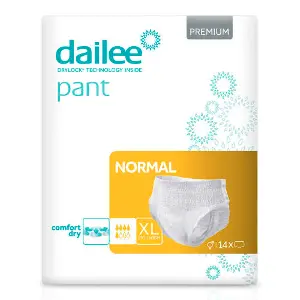 Подгузники-трусики для взрослых DAILEE Pant Premium (Дайли) Normal Extra Large (Нормал Экстра Лардж) размер XL/4 14 шт Подгузники-трусики для взрослых DAILEE Pant Premium (Дайли) Normal Extra Large (Нормал Экстра Лардж) размер XL/4 14 шт