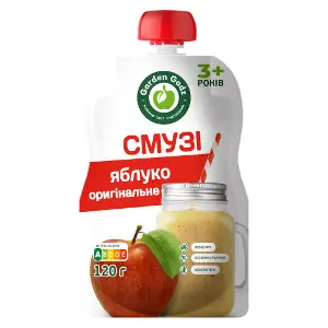 Пюре фруктовое детское GARDEN GADZ (Гарден Гадз) Смузи яблоко оригинальное 120 г Пюре фруктовое детское GARDEN GADZ (Гарден Гадз) Смузи яблоко оригинальное 120 г
