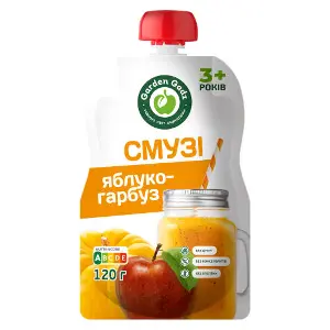 Пюре фруктовое детское GARDEN GADZ (Гарден Гадз) Смузи яблоко-тыква 120 г Пюре фруктовое детское GARDEN GADZ (Гарден Гадз) Смузи яблоко-тыква 120 г