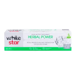 Зубная паста WHITE STAR (Вайт Старт) Herbal Power комплексная защита и профилактика воспалений десен 100 мл Зубная паста WHITE STAR (Вайт Старт) Herbal Power комплексная защита и профилактика воспалений десен 100 мл