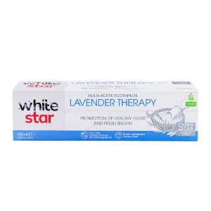 Зубная паста WHITE STAR (Вайт Старт) Lavender Therapy мощная защита от бактерий и профилактика заболеваний десен 100 мл Зубная паста WHITE STAR (Вайт Старт) Lavender Therapy мощная защита от бактерий и профилактика заболеваний десен 100 мл