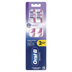Зубна щітка ORAL-B (Орал-бі) Pro 3D White (Про 3Д Вайт) Відбілювання 40 середньої жорсткості 2 шт Зубна щітка ORAL-B (Орал-бі) Pro 3D White (Про 3Д Вайт) Відбілювання 40 середньої жорсткості 2 шт