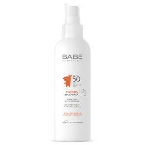 Флюїд-спрей дитячий BABE LABORATORIOS (Бабе Лабораторіос) Pediatric (Педіатрік) сонцезахисний SPF 50 з пантенолом та пребіотиком 200 мл Флюїд-спрей дитячий BABE LABORATORIOS (Бабе Лабораторіос) Pediatric (Педіатрік) сонцезахисний SPF 50 з пантенолом та пребіотиком 200 мл