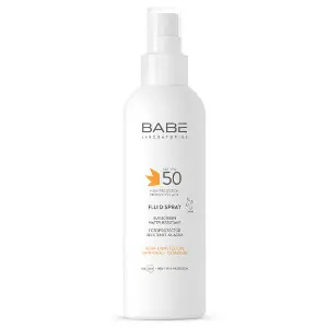 Флюид-спрей BABE LABORATORIOS (Бабе Лабораториос) Sun Protection (Сан Протекшн) солнцезащитный водостойкий SPF 50 200 мл Флюид-спрей BABE LABORATORIOS (Бабе Лабораториос) Sun Protection (Сан Протекшн) солнцезащитный водостойкий SPF 50 200 мл