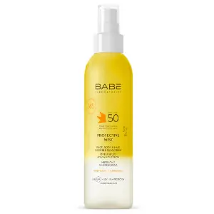 Спрей-міст для обличчя, тіла та волосся BABE LABORATORIOS (Бабе Лабораторіос) Sun Protection (Сан Протекшн) сонцезахисний невидимий SPF 50 150 мл Спрей-міст для обличчя, тіла та волосся BABE LABORATORIOS (Бабе Лабораторіос) Sun Protection (Сан Протекшн) сонцезахисний невидимий SPF 50 150 мл